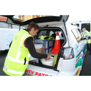 The patrol car is equipped for a range of different emergency situations