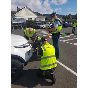 Police 10/7 filming our safer plates event